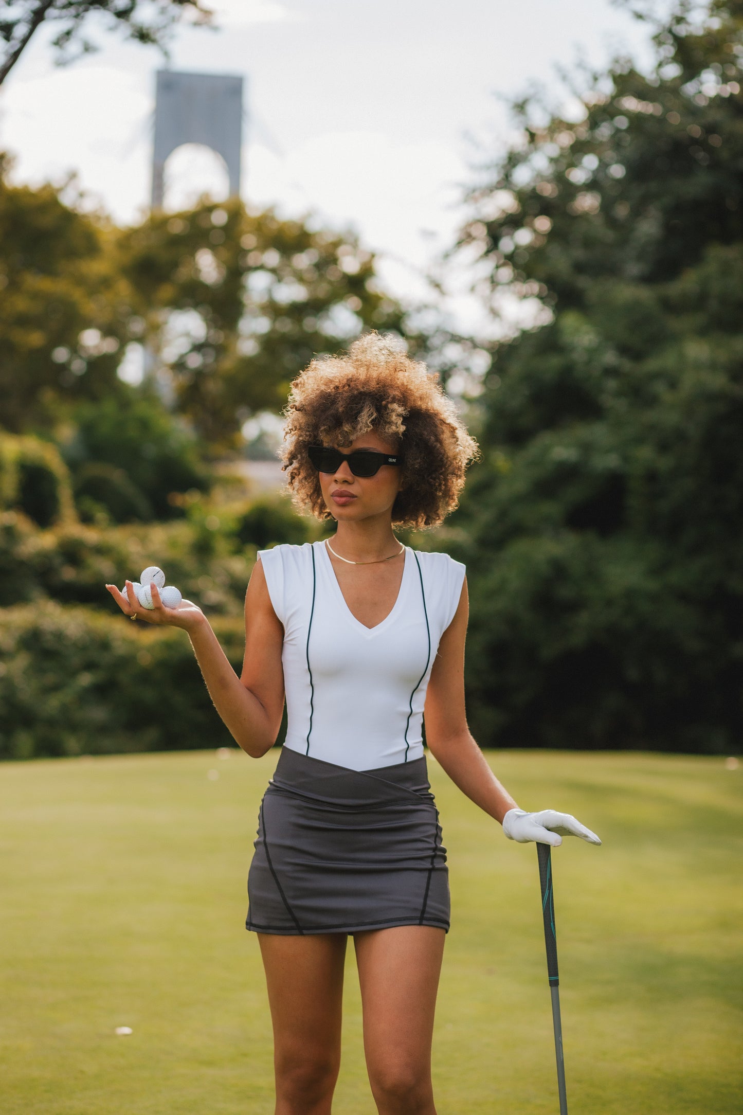 women's 4-way stretch, high waist golf skirt. tennis skirt for women. women's athletic skirt. Country Club outfit